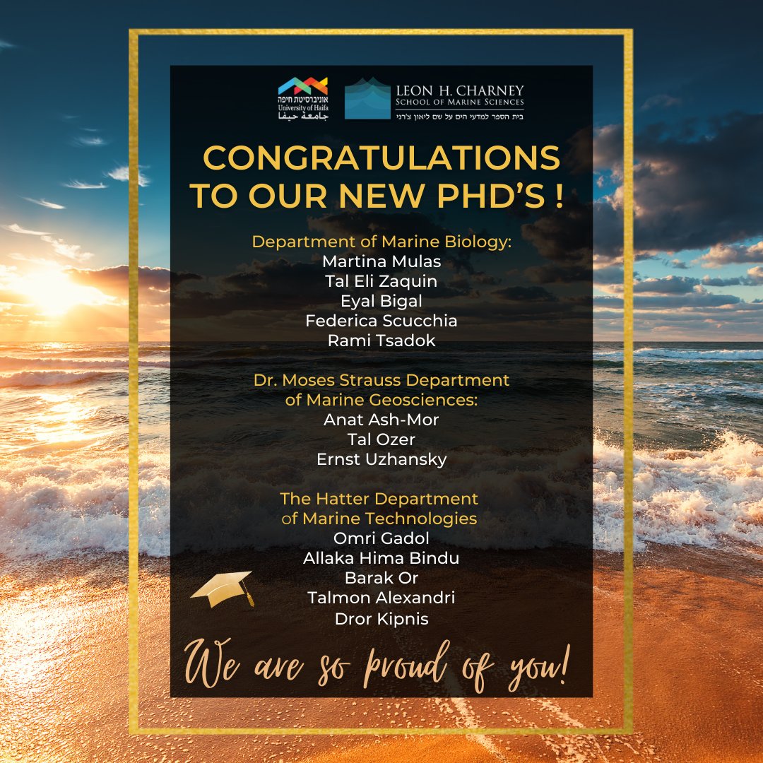 Congrats to our new PhD graduates!
Good luck in your scientific career and future research!