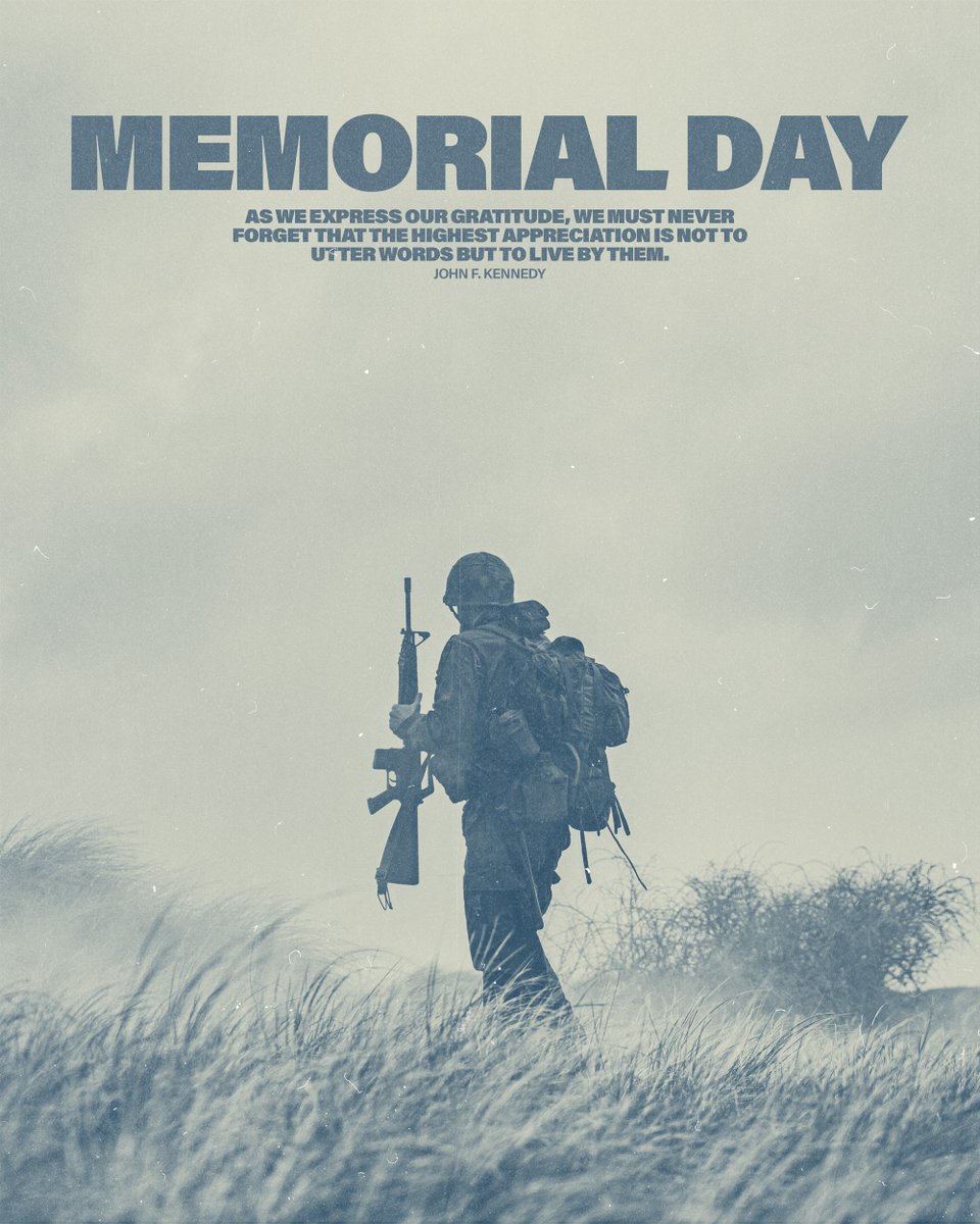 mosaicgc's tweet photo. There is no greater love than to lay down one’s life for one’s friends. - John 15:13

It may not be a happy holiday, but we are grateful to those who sacrificed it for our freedoms. https://t.co/LMhxrQoD3q