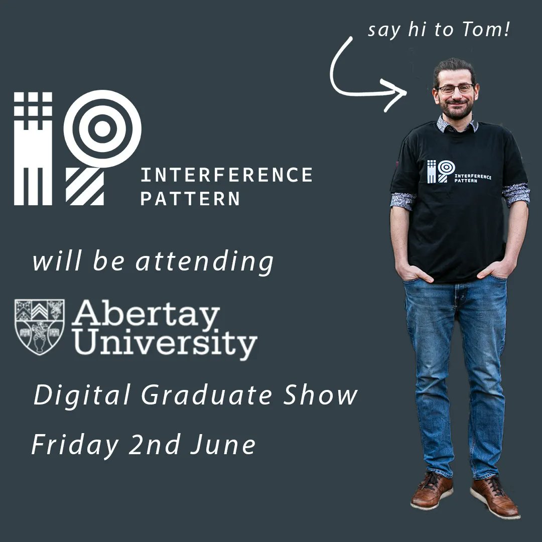 IP_Animation's tweet photo. Interference Pattern will be at the Abertay Digital Degree Show this Friday, 2nd June! Will we see you there? π
If so, be sure to say hi to Tom! π
#degreeshows #scottishanimation #abertayuniversity https://t.co/AJbMPFIsJS