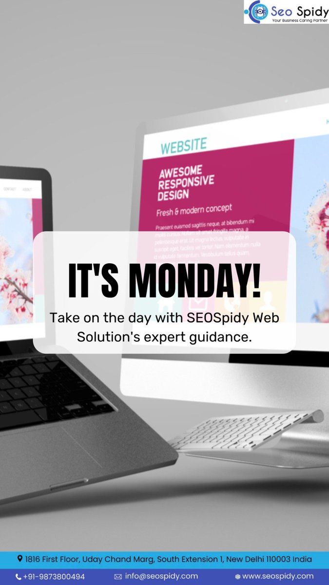 Yuvrajseoexpert's tweet image. Start your week off right with @SEOSpidyWebSolution's comprehensive SEO solutions. 🌟 Drive targeted traffic, increase conversions, and achieve long-term success. #MondaySuccess #SEOSpidyWebSolution #Delhi