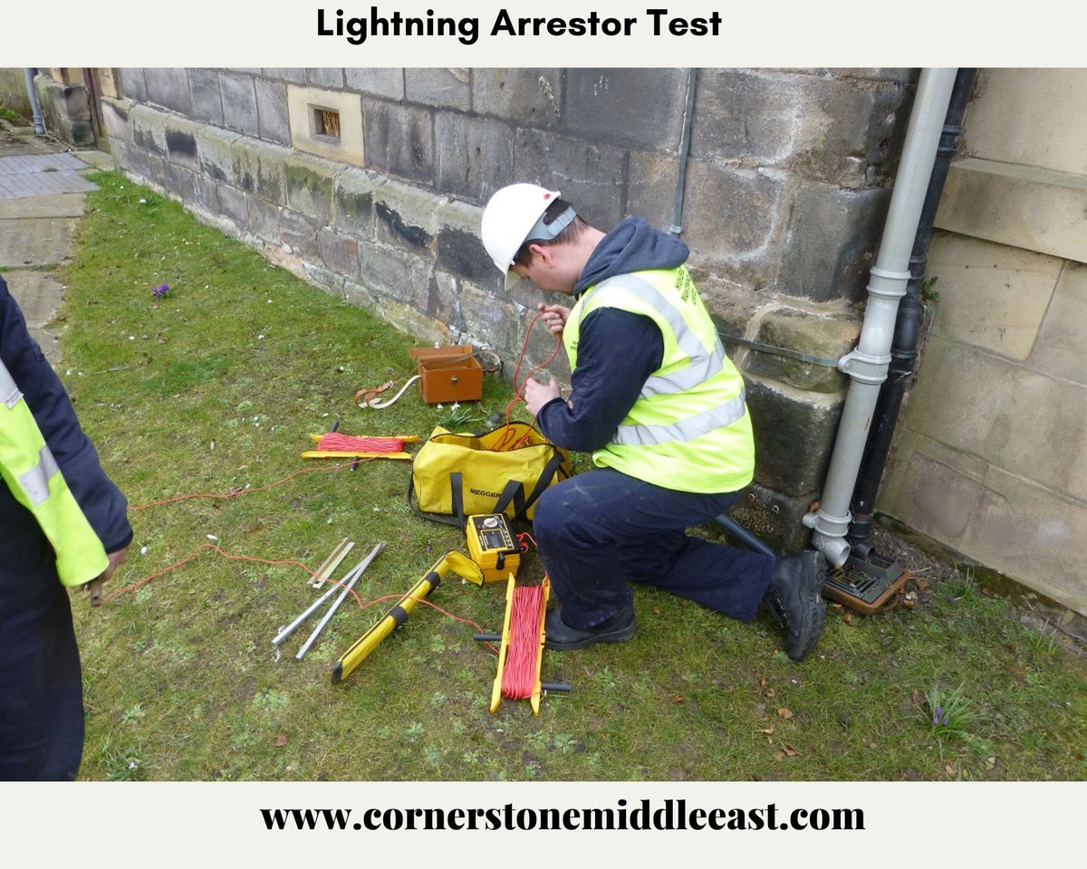 Lightning Arrestor Test
#LightningArresterSystem

Visit us, for details: cornerstonemiddleeast.com/solutions/ligh…

👇

#lightningarrestortest #conditionmonitoring #lightningarrester #electricalequipment #lightningstrikes #lightningconductor #earthgroundinginstallation #continuitytest #dubai #uae