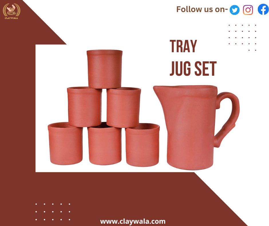 Tray Jug Set
#claywala #jugset #clayplay