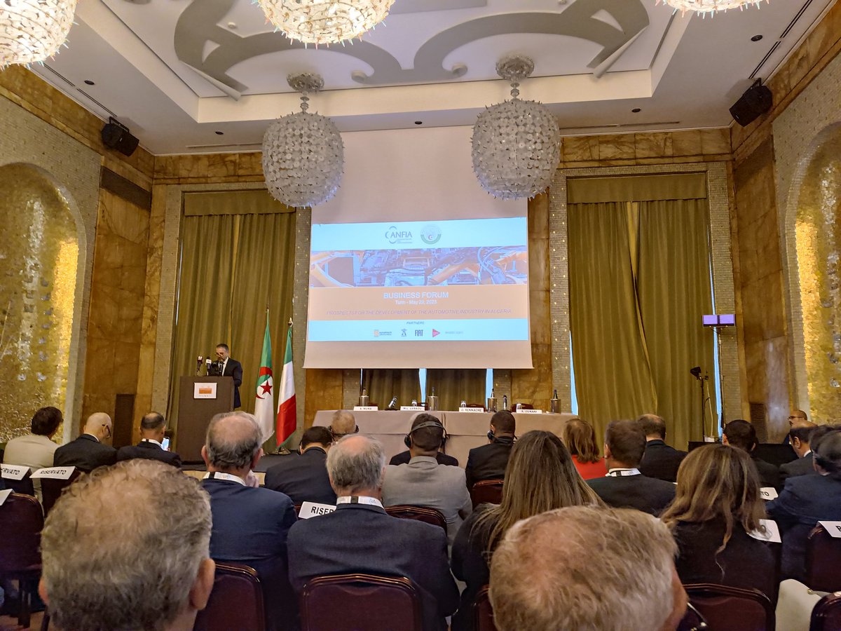 Valentino Valentini, Vice-Ministro delle Imprese e del Made in Italy all'evento Italia-Algeria a Torino