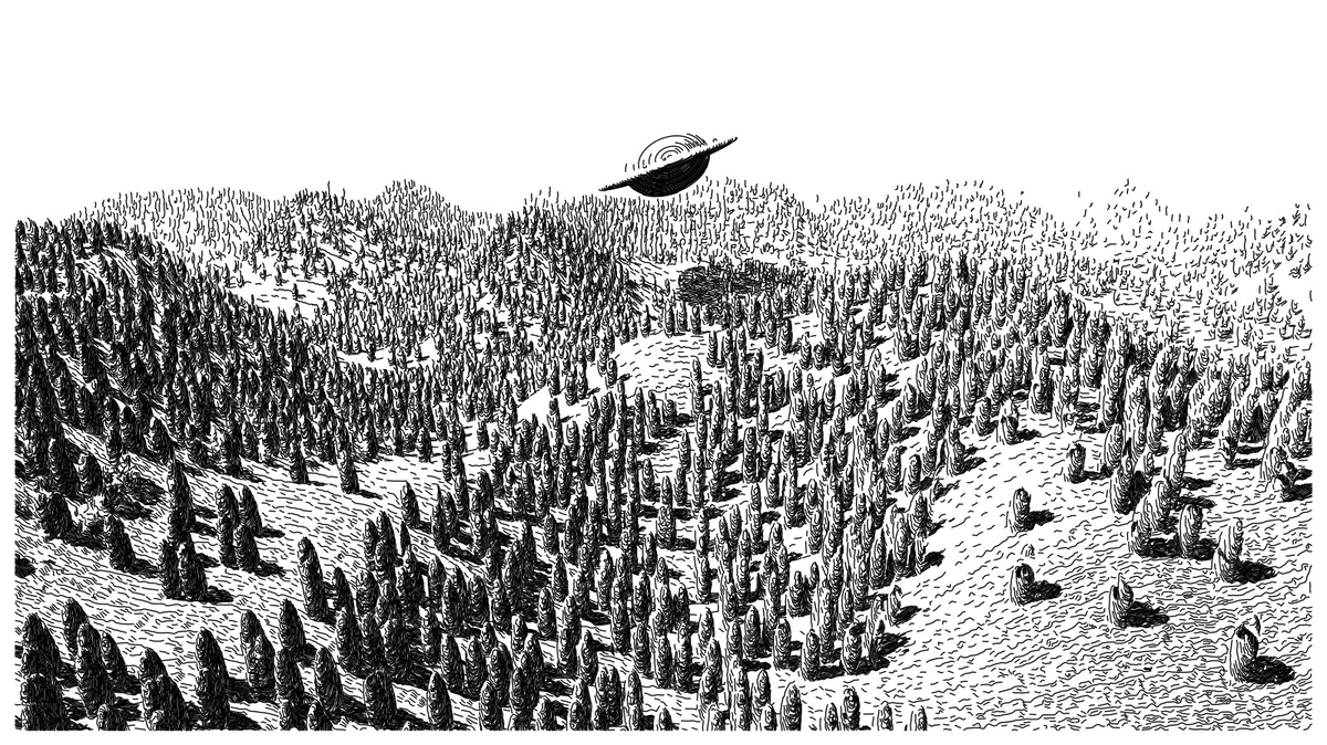 piterpasma's tweet photo. I just read this amazing article about writing the SDF for a UFO scene by @ClausWilke in one go. Step by step explanations, screenshots, demo code, everything.

https://t.co/2OTDXeukMv

Highly recommended for anyone looking to create figurative SDFs with Universal Rayhatcher! https://t.co/2zPnL3GEBY