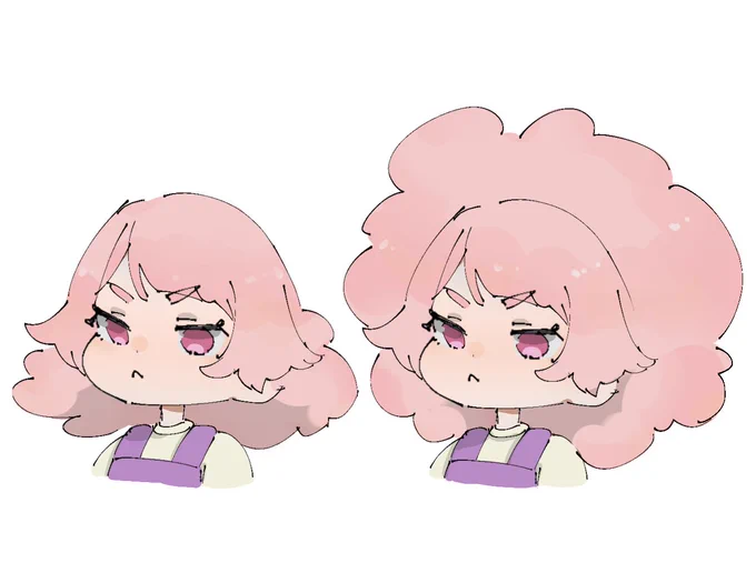 ところでチュチュちゃんの髪の毛ってあのナイトキャップみたいなの外すとどんななんだろう やっぱり右みたいな感じ…? #水星の魔女