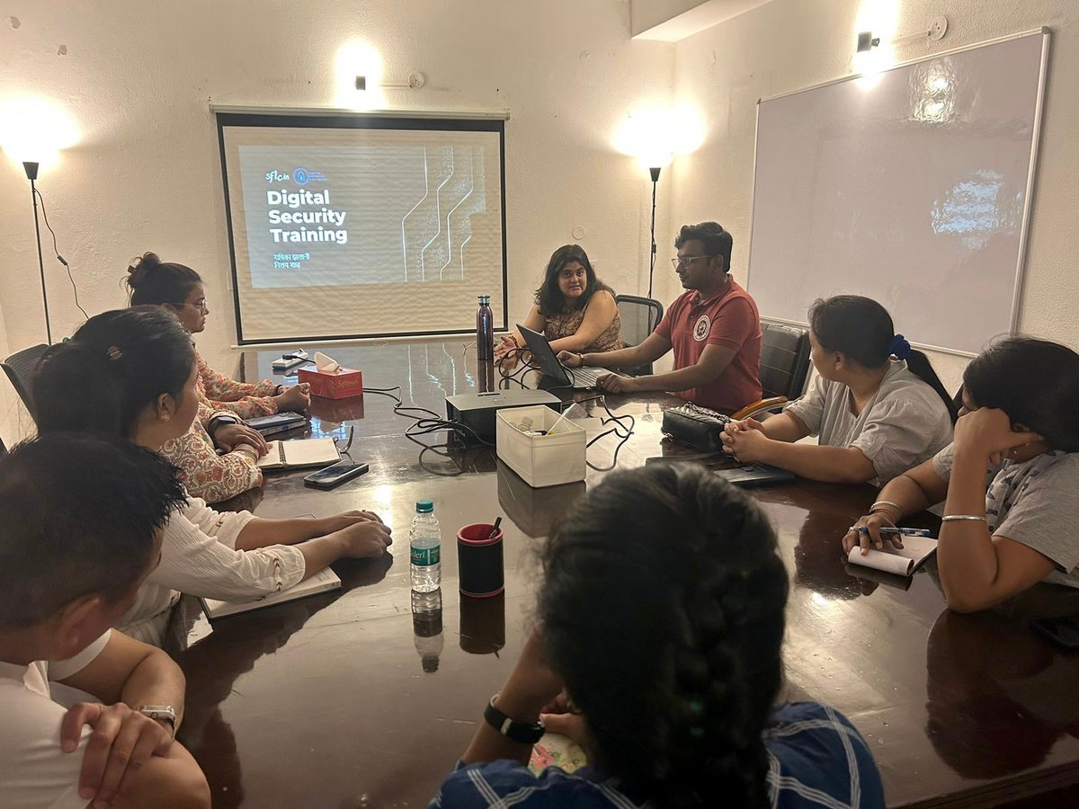 SFLCin's tweet image. #DigitalSecurityTraining  

Last week we successfully conducted another #DST  with Tara Child Protection and Empowerment team.

@RadhikaJhalani and @NilayS1998  facilitated the training.  

#cybersecurity #safety #digitalhealth #DST #privacy #encryption #DST #journalism