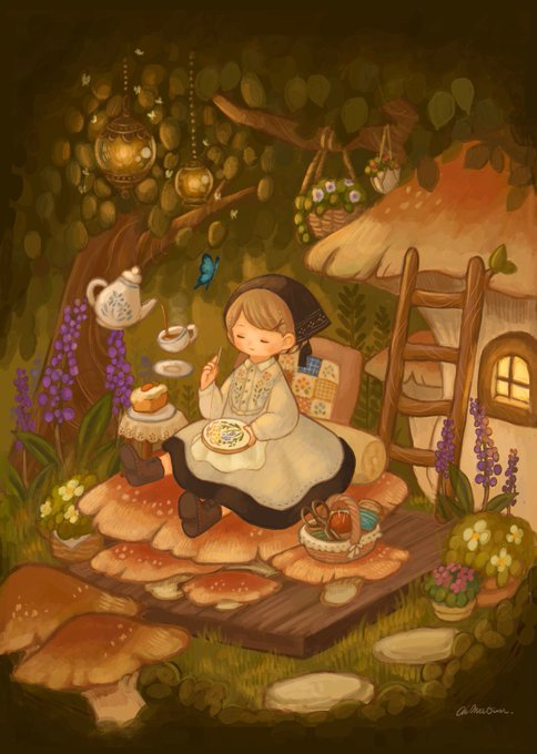 【価格交渉可】まつうら　あい　原画2作品 価格交渉可】まつうら あい 原画2作品
