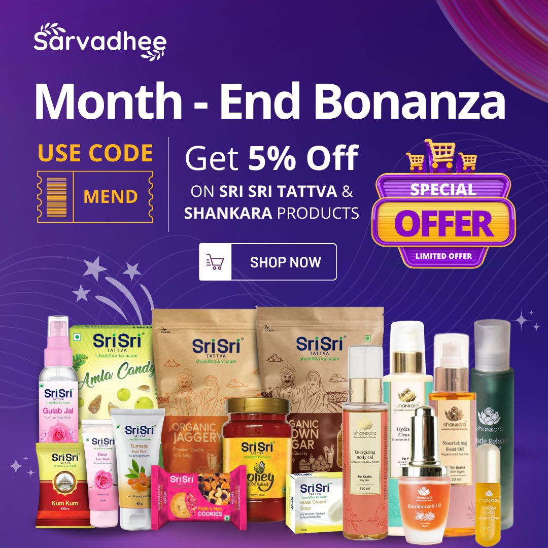 Elevate your self-care and fitness routine with these exceptional natural products!

Shop now and save big!

Use Code: MEND at checkout
.
.
#shankara #srisritattva #sarvadhee #EcoFriendlyLiving #NaturalProducts #OrganicLifestyle #CleanLiving #ConsciousConsumption
