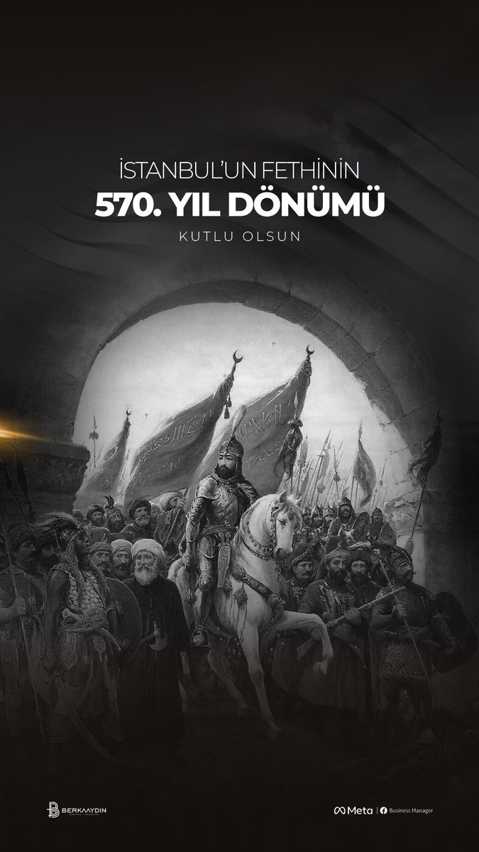 berkaaydin's tweet photo. İstanbul'un Fethinin 
570.Yıl Dönümü Kutlu Olsun
#istanbulunfethi #Fetih1453 https://t.co/g7363a6kVF