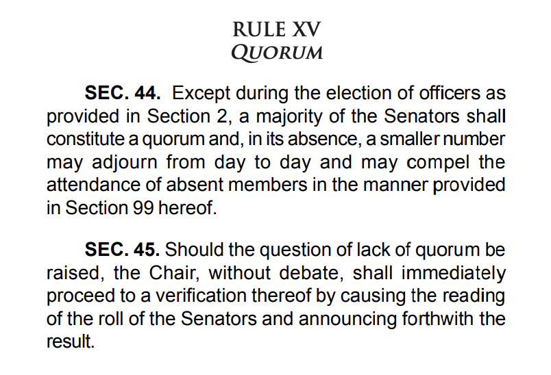 Inquirer on Twitter "Here are the sections in the Rules of the Senate