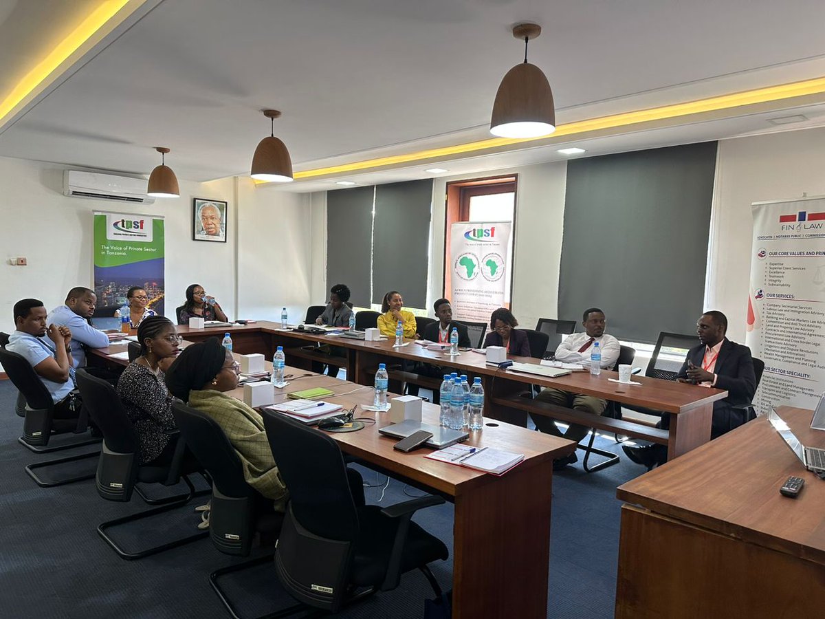 #TPSFupdates
@tpsftz  staff were recently capacitated on the Tax Regime and Fiscal Policy of Tanzania, the training took place at #TPSF offices and was conducted by a #TPSF partner @finandlaw 

The training is essential in ensuring TPSF provides excellent services to its members