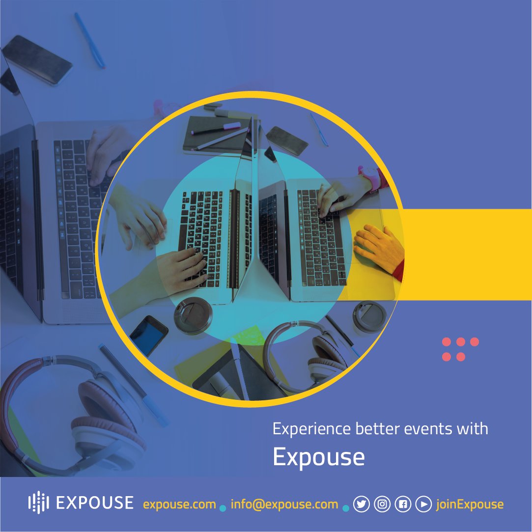 Host indulgent events with Expouse
Experience seamless and interactive connections
Make your event successful with our virtual event platform.
 With Expouse, you'll bring your vision to life and exceed your guests' expectations 

#ExpouseEvents #EventExperience