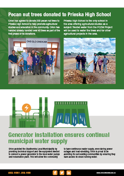 OrionMinerals's tweet image. ORION MINERALS COMMUNITY BRIEF - Siyathemba May 2023

Orion Minerals has released its latest Community Brief - Siyathemba.
Read the full brief on our website or on Issue -orionminerals.com.au/sustainability…
issuu.com/rasc_sa/docs/o…

#OrionMinerals #PrieskaProject #Coppermining #Siyathemba