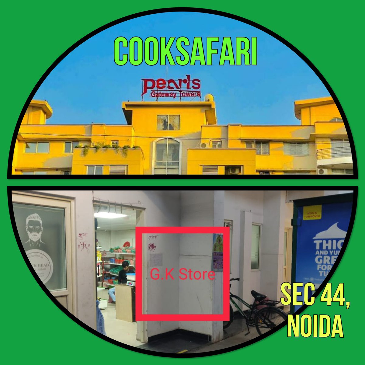 We are available in GK Store, Sec 44, Noida 

Cooksafari: your cooking partner ensures hassle free cooking experience 

Cook fresh with Cooksafari 

#cooksafari #readytocook #readytoeat #hasslefree #cookingpartner #cookfresh #freshcooking