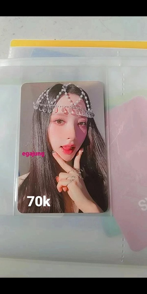 WTS // Want To Sell

- pc Giselle smcu palace
- polaroid Giselle real world
- Giselle kwangya character ver
- ID Ningning smcu
- pc Ningning 
- pc Karina girls
- pc Bona wjsn bene

📍Tangerang
bisa via Shopee / manual 

#aespa #KARINA #WINTER #GISELLE #NINGNING