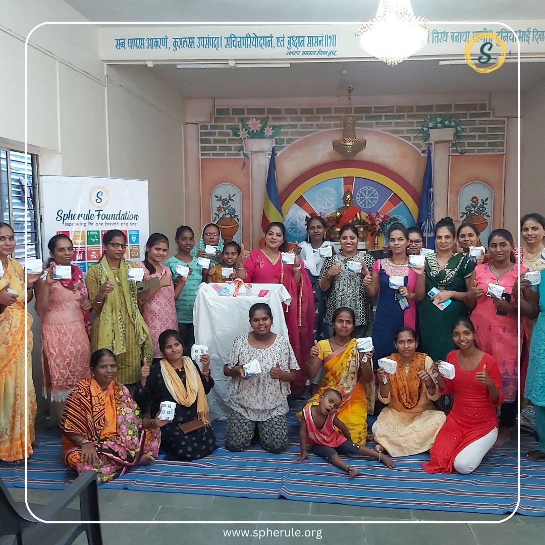 SpheruleNGO's tweet image. Check out these heartwarming moments from our World Menstrual Hygiene Day celebration and sanitary napkin distribution event held yesterday at Wadgaon Sheri & Mundhwa! 
#WorldMenstrualHygieneDay #PeriodPositive #SpheruleFoundation #Spherule #NGO #CSR