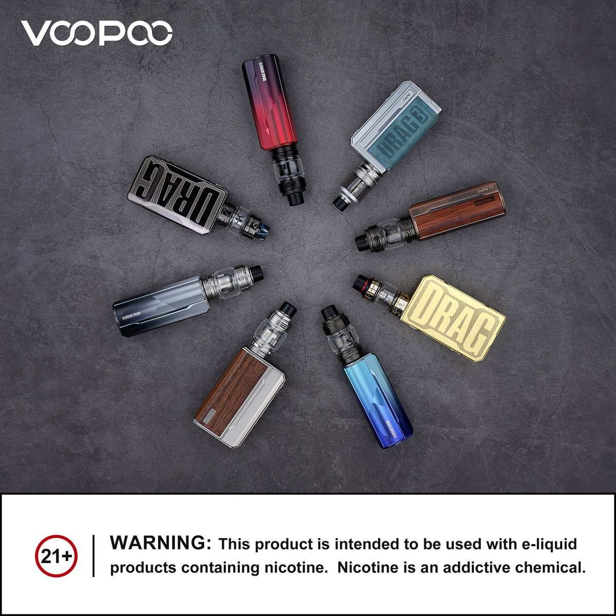 VOOPOO_OFFICIAL's tweet photo. Experience the power and performance you deserve with the Drag series – The ultimate vaping experience💥💥💥

#voopoo #drag #voopoodragm100s #dragm100s #dragfamily #voopoodrag #voopoodragfamily #voopoodrag4 #drag4 #drag3 #drag2 #VapeLife #VapeCommunity https://t.co/I2DZi7lKx2