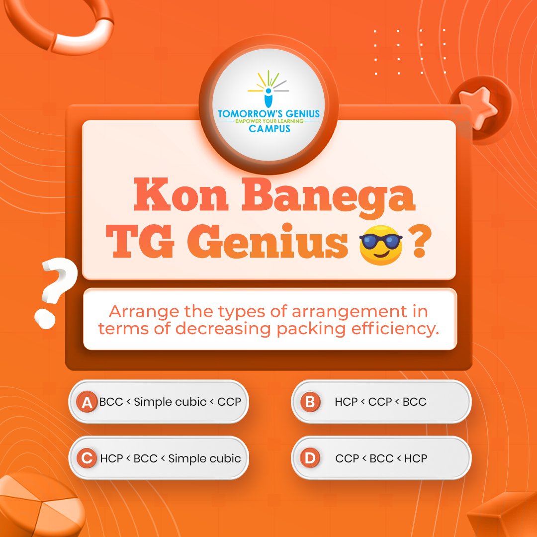tgcampusIN's tweet photo. Are you confident about your textbook 📚 knowledge?​

Test yourself with this quiz. ​🧠

Be sure to share your answers with us!​

#TGCampus #TGgenius #quiz #packingefficiency #QuizTime #questiontime #questionandanswer #answers #genius #contest #QuizContest #contesttime https://t.co/lUidqQfWtr