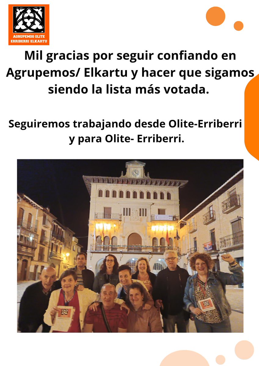 AgrupemosOlite's tweet photo. ¡¡Gracias!! Mila esker!! https://t.co/CDmm4js6g2