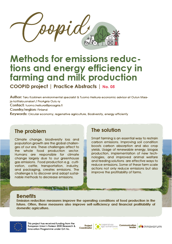 COOPID_eu's tweet photo. #COOPIDBioeconomyWeek Day 1️⃣ #DairySector #bioeconomy👨🌾 Methods for #emissions reductions & #EnergyEfficiency in #farming & #MilkProduction
📍@EIPAGRI_SP #PracticeAbstracts ⏬https://t.co/qIWWTC6RXW
@MTU_ie @CircBio @ProAgria @ValioFi @CarberyGroup @EUgreenresearch @HorizonEU https://t.co/sShLE7tPfY