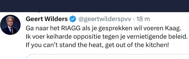 marcelbar8's tweet photo. Een van de grootste haatzaaiers in dit land Geert #Wilders reageerde op de uitzending van #CollegeTour met Sigrid #Kaag. 
Hij stelt z'n fans daarmee niet teleur. Maar 's lands grootste plucheplakker stelt NL al 20 jaar teleur door NIETS voor dit land te bereiken, enkel gif spuien https://t.co/kDaYFhAWRi