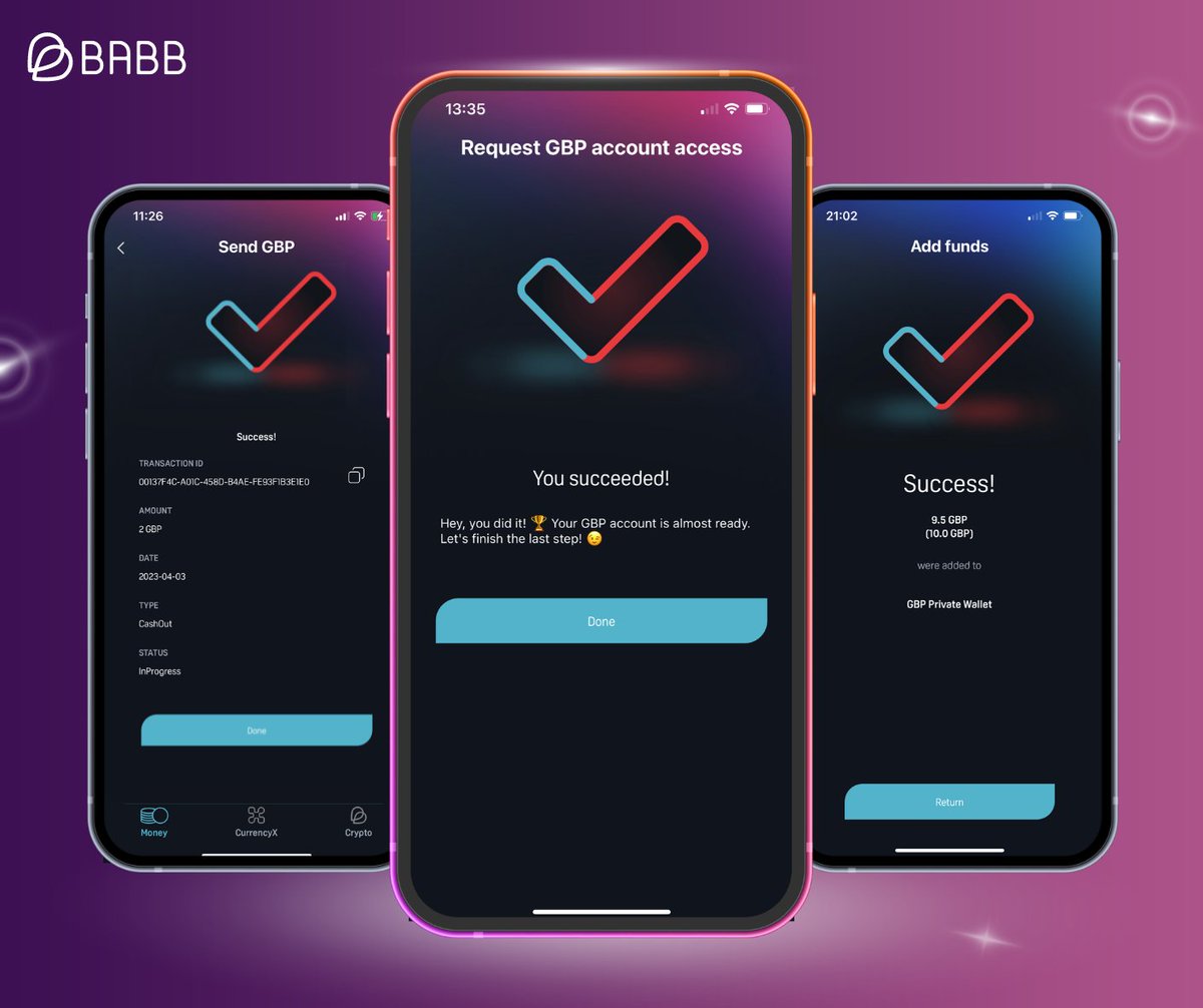 getbabb's tweet image. Your success is remarkable! 🎯💪🏻

While it may seem ordinary to some of you, it is a monumental achievement for someone who was previously unbanked relying on cash only and denied from opening a bank account! 🚀🙌🏻

Congratulations and Welcome to BABB, Inclusive Finance for the