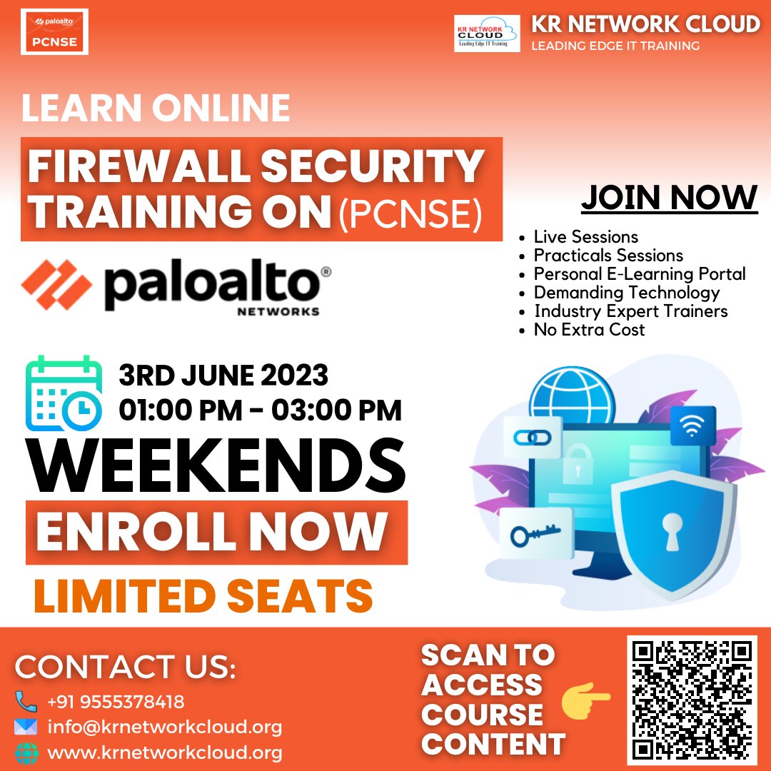 📣 Join us for our upcoming batches at KR Network Cloud starting from 3rd June! Enhance your skills in Networking and cloud and take your career to new heights. Don't miss out on this incredible opportunity! Register now and secure your spot. #KRNetworkCloud #UpcomingBatches