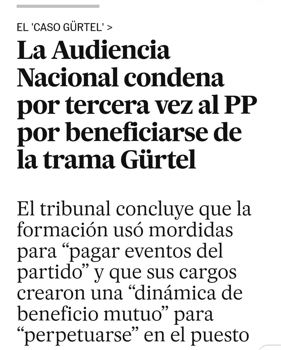 elhijodelfugao's tweet photo. Un partido #condenado tres veces por la justicia gana las #elecciones!
Hay más cómplices de lo que parece.
#TripleCondena
#LideresEnCorrupcion
#PatriotasDePulserita
#PaisDePandereta
#AsiNosVa
#Elecciones2023
#Elecciones28M https://t.co/1O1texa3bB