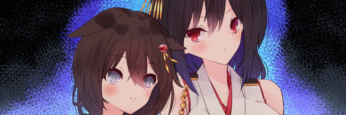 時雨(艦これ) ,山城(艦これ) 「こちらの合同誌に参加させていただきました ヨロシクネ」|もみ巻🍁🦈のイラスト