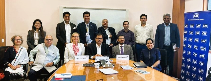 CII4WR's tweet photo. CII WR and @AbsaSouthAfrica organized an excl session "Insights on the Healthcare landscape in Africa" in #Mumbai  to strengthen #collaboration  btwn Indian Healthcare Co's w/African partners.
@CMOMaharashtra @Dev_Fadnavis @SAConsulate
@joychak1 @108vny @EustaceLiza @CII4Health https://t.co/hSJTlDMUwR