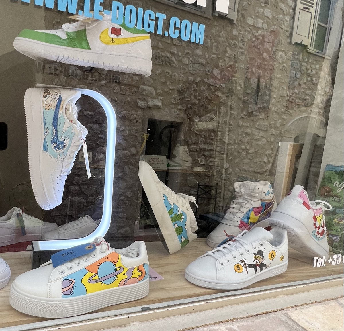 South of France, Mougins, 
Custom prices. 
Stan Smiths €240.