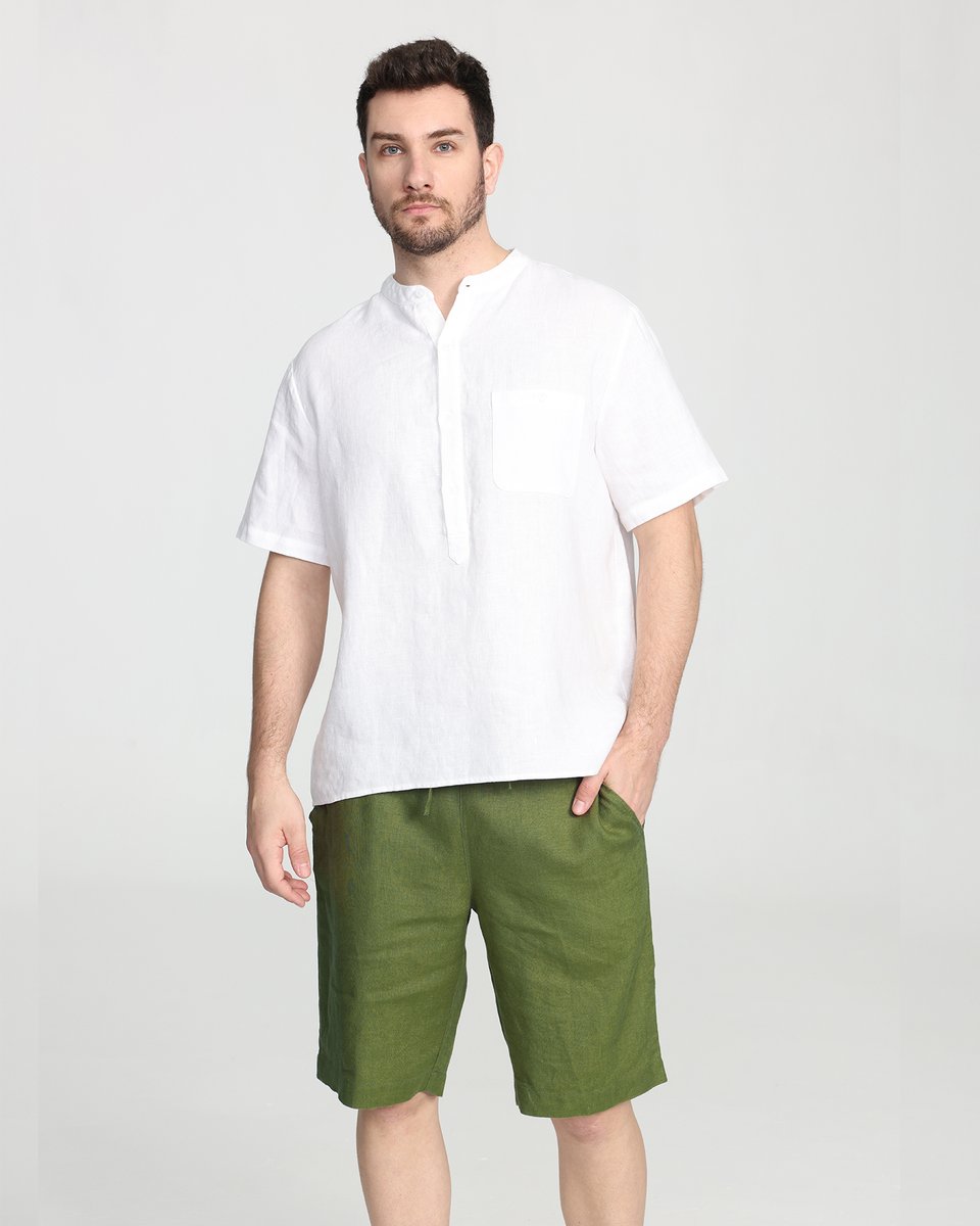 🌱Organic linen shirt for men. Super soft, breathable, very moisture-absorbing, and ultralight fit and feel.
👕Ideal material for warm and hot climates, which keeps you both fashionable and cool down in summer.
.
.
.
#ecoerfashion  #organicclothing #organiclinen #slowfashion