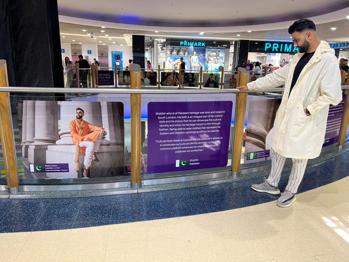 The Mall in Wood Green presents the 'My Cultural Style' exhibition, celebrating Cultural Style Week (#CulturalStyleWeek), promoting diversity and inclusivity.
#CultureDiversity #HeritageCelebration #EthnicExpressions #CulturalIdentity #EmbraceDiversity #CelebrateHeritage