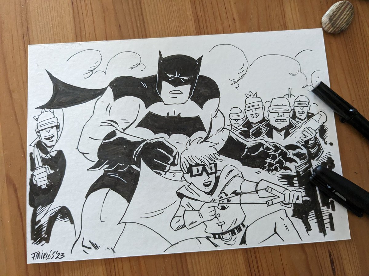 MiklosFelvideki's tweet photo. A5 (5.8 x 8.3) pre con comission for this years @heroesonline I'll be at Indie Island, DM me if you're interested in buying original art. Price list will be up soon. https://t.co/1UoF8NZAp9