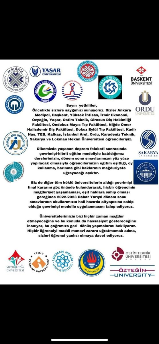 Sudek1172553's tweet photo. #YÖKFİNALLERİONLINEYAP
@erolozvar @Ykskgrtm @YuksekogretimK https://t.co/nyBnHBbueX