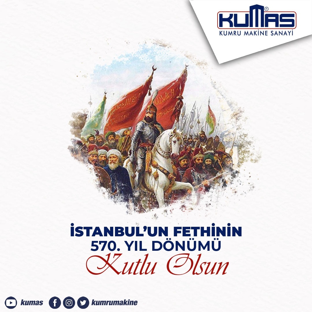 kumrumakine's tweet photo. 🇹🇷
"İstanbul (Konstantiniyye) muhakkak fethedilecektir. Onu fetheden emîr ne güzel emirdir. Onu fetheden ordu ne güzel ordudur." (Hadis-i Şerif)

İstanbul'un fethinin 570. yılı kutlu olsun.

#29Mayıs1453 #istanbulunfethi #570yılında #istanbul 
#kumas #kumrumakine https://t.co/TQQwIygiYr