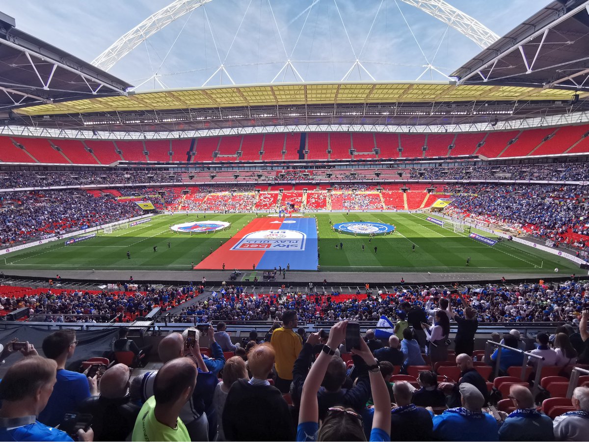 gicocker's tweet photo. Although it wasn't the result I had hoped for.  It's good to experience seeing County at Wembley and not be on the other side of the world like last time! #UTH https://t.co/XvS1jI0u95