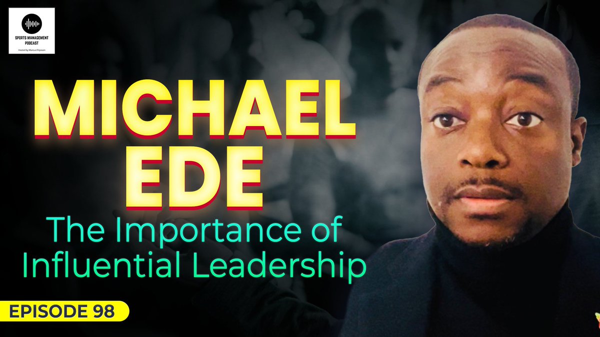 FilipssonMarcus's tweet photo. 🎙️ New episode with Michael Ede

He is the founder & CEO of Uplift11 Sports - one of the fastest growing agencies in UK. 

🚀 Topics:

• Becoming an agent 
• Influential leadership
• His book “One Shot”
• His journey from 🇳🇬 to 🇬🇧 
• Reaching 2M social media followers 

And more!