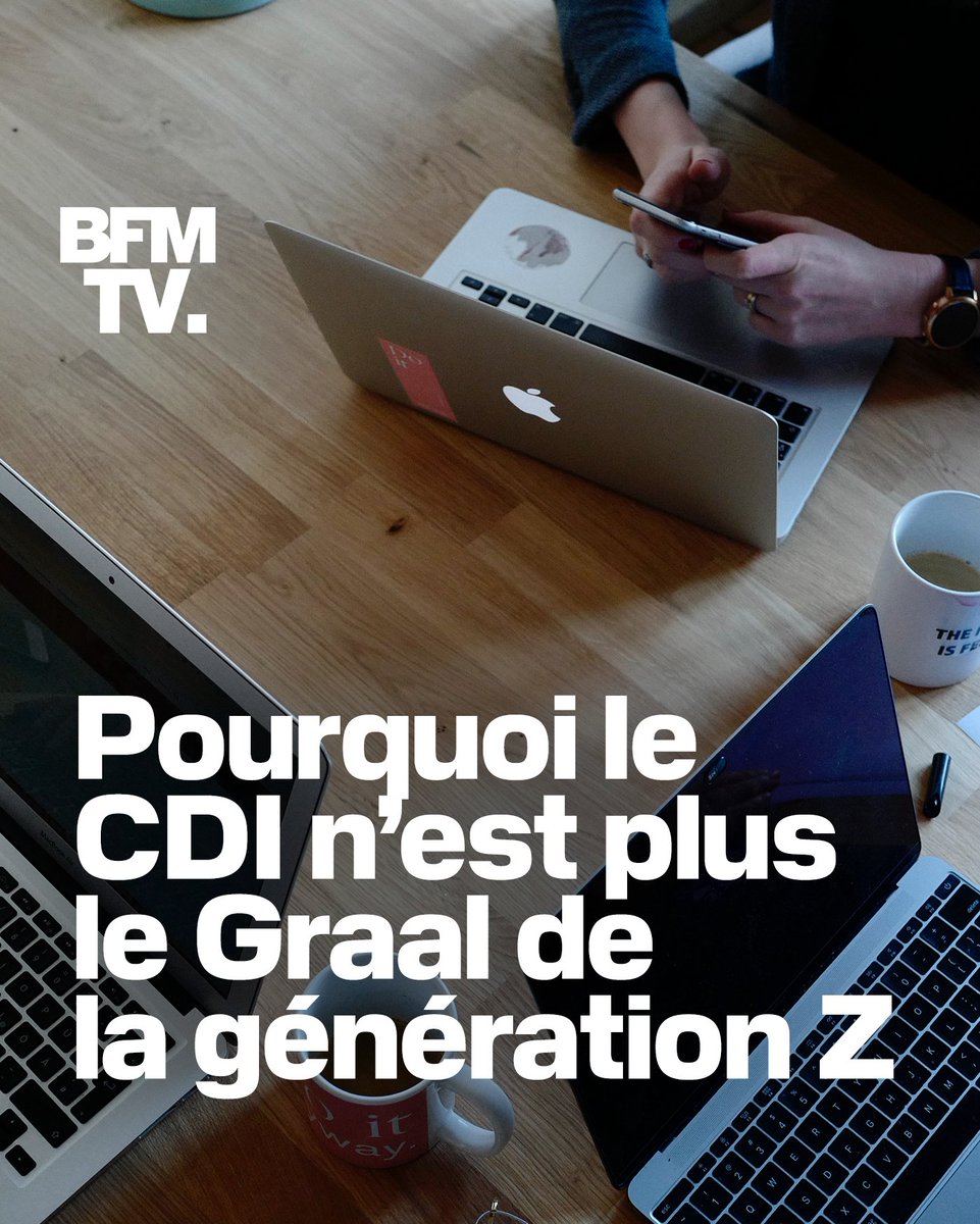 BFMTV's tweet photo. Sentiment d'étouffement, salaires trop faibles, rythme trop important, difficultés à se projeter... 

Des jeunes d'une vingtaine d'années confient à BFMTV pourquoi ils ne placent plus le CDI sur un piédestal... au grand dam des employeurs

Thread 👇

https://t.co/9sqeXp5hwe https://t.co/ysbn7QZakI
