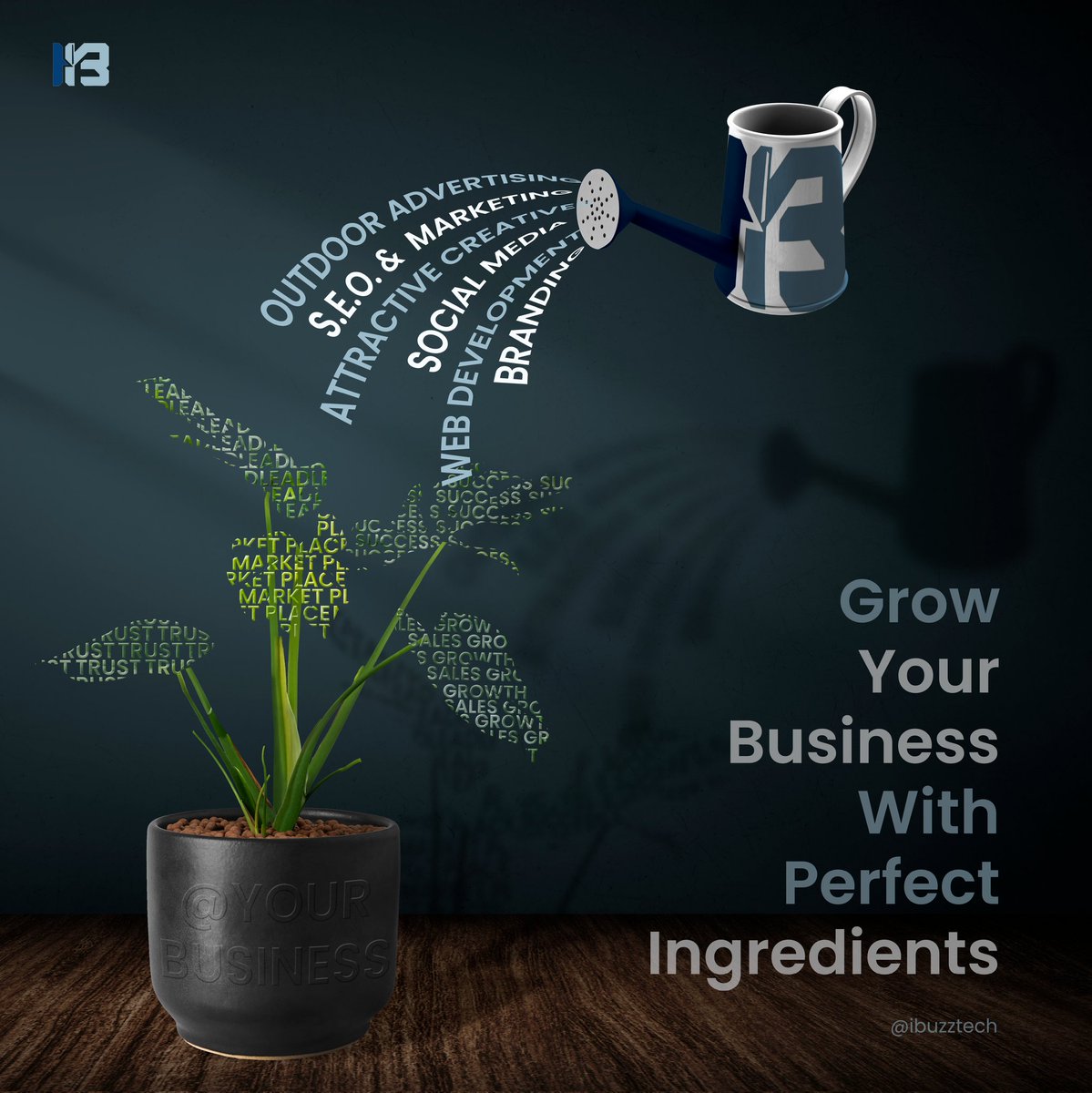 ibuzz_tech's tweet image. "Mix up your digital marketing and let the profits rise! Perfect ingredients to get your biz growin' #digitalmarketing #businesshacks #growingbusiness"