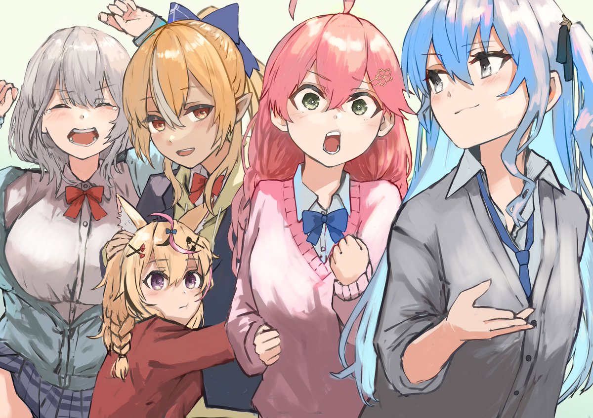 星街すいせい ,尾丸ポルカ ,さくらみこ ,不知火フレア ,白銀ノエル 「しらけん!」| 星街すいせい ,尾丸ポルカ ,さくらみこ ,不知火フレア ,白銀ノエル 「しらけん!」|