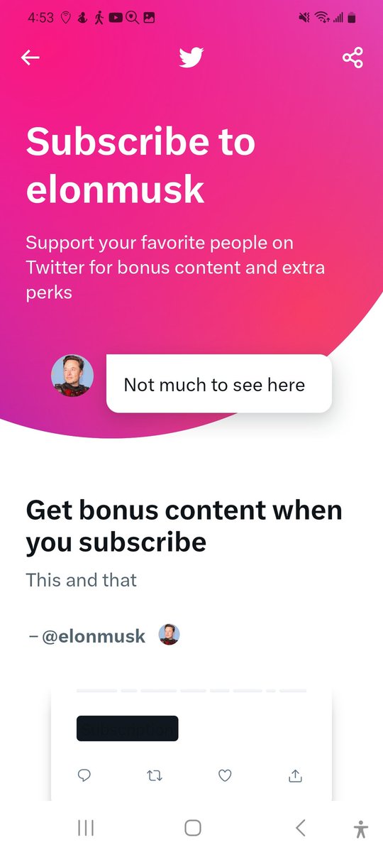 No, not now, today or tomorrow. Not ruling out ever.