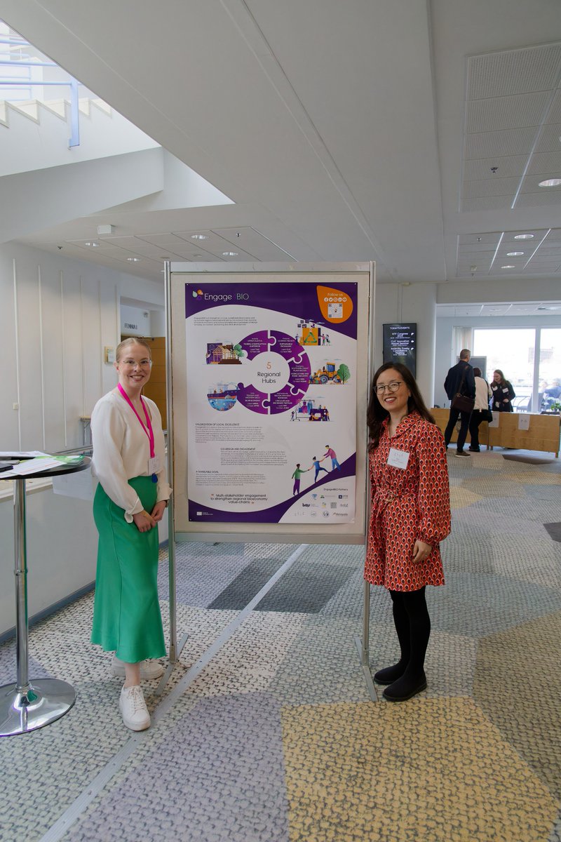 Engage4BIO's tweet photo. The Finnish hub presented Engage4BIO at @CLICInnovation Innovation’s Annual Seminar - Towards sustainable future solutions. The event took place on May 23 in #Helsinki and #Engage4BIO was presented during the event as part of the poster exhibition @metropolia and CLIC teams. https://t.co/cI96YQYRCG