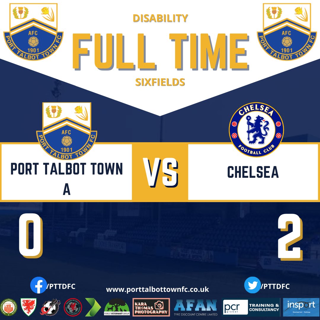 pttdfc's tweet photo. First game for the A Squad here in Northampton has finished Port Talbot Town 0-2 Chelsea https://t.co/yZCyXup012