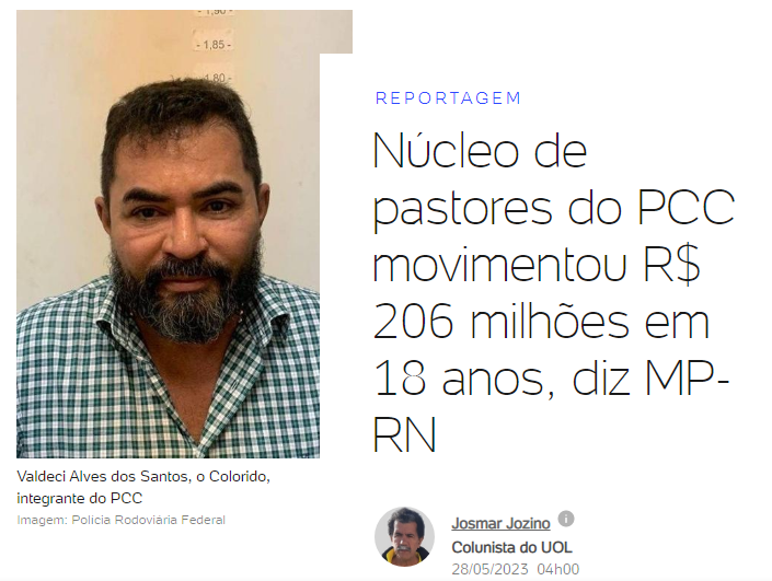 andrelimart's tweet photo. Já avisamos há muito tempo o envolvimento de pastores evangélicos com o crime organizado. Iniciando pelo Rio, agora no RN e São Paulo.

Afinal, qual o melhor meio de lavar dinheiro e ainda, sem pagar impostos..

https://t.co/BMssTGpakY

FFAA / Ditador Pilantra / Interpol / Pastor https://t.co/3XD6XscIGB