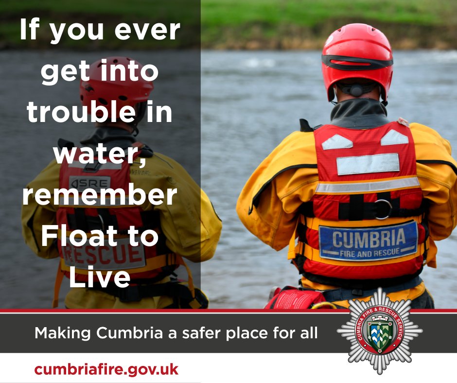 Don’t get out of your depth in our waters. If you find yourself in trouble, remember #FloatToLive. It could save your life.