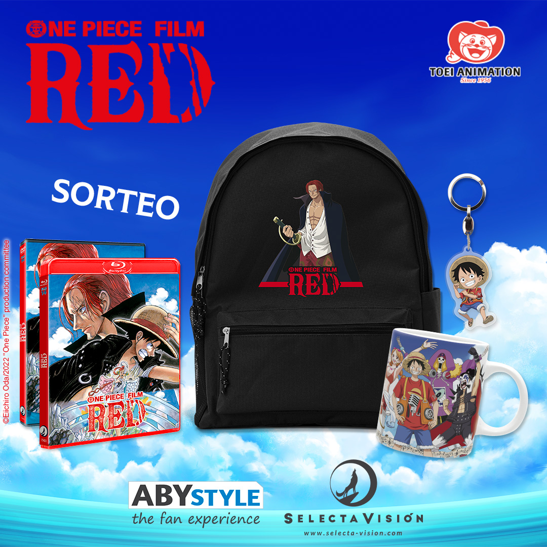 🌊  ¡#SORTEO a la vista de #OnePiece con @_ABYstyle! 🏴‍☠️

Solo para marineros intrépidos, puede ser tuyo este: Blu-ray y DVD de #ONEPIECEFILMRED ➕ MEGA LOTE DE MERCHANDISING✨

1️⃣  Síguenos y a @_ABYstyle

2️⃣Like 💙 + RT

3️⃣Menciona @ tu amigo que tiene que ver ya esta peli 🙋‍♂️🙋