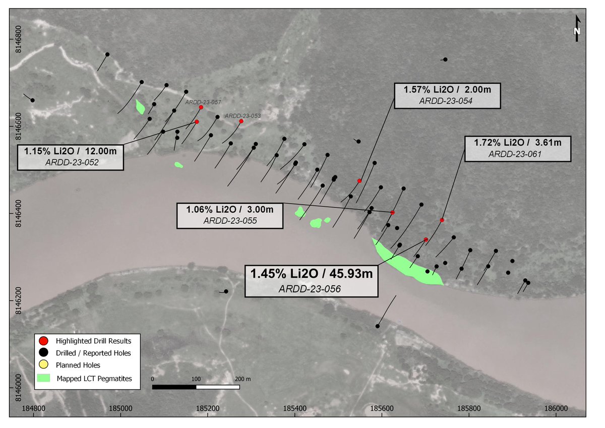 Lithium Ionic intersects 1.45% Li2O over 45.9m at the Galvani target, in Minas Gerais state, Brazil.
Read the news here: bit.ly/43ACkGR

#Lithium #Li #EV #MinasGerais #Pegmatite #Spodumene 

$LTH $LTHCF $H3N