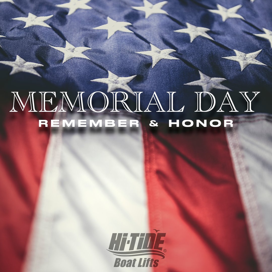 This Memorial Day, we remember those heroes who courageously gave their lives. 🇺🇸

#MemorialDay // #HiTide