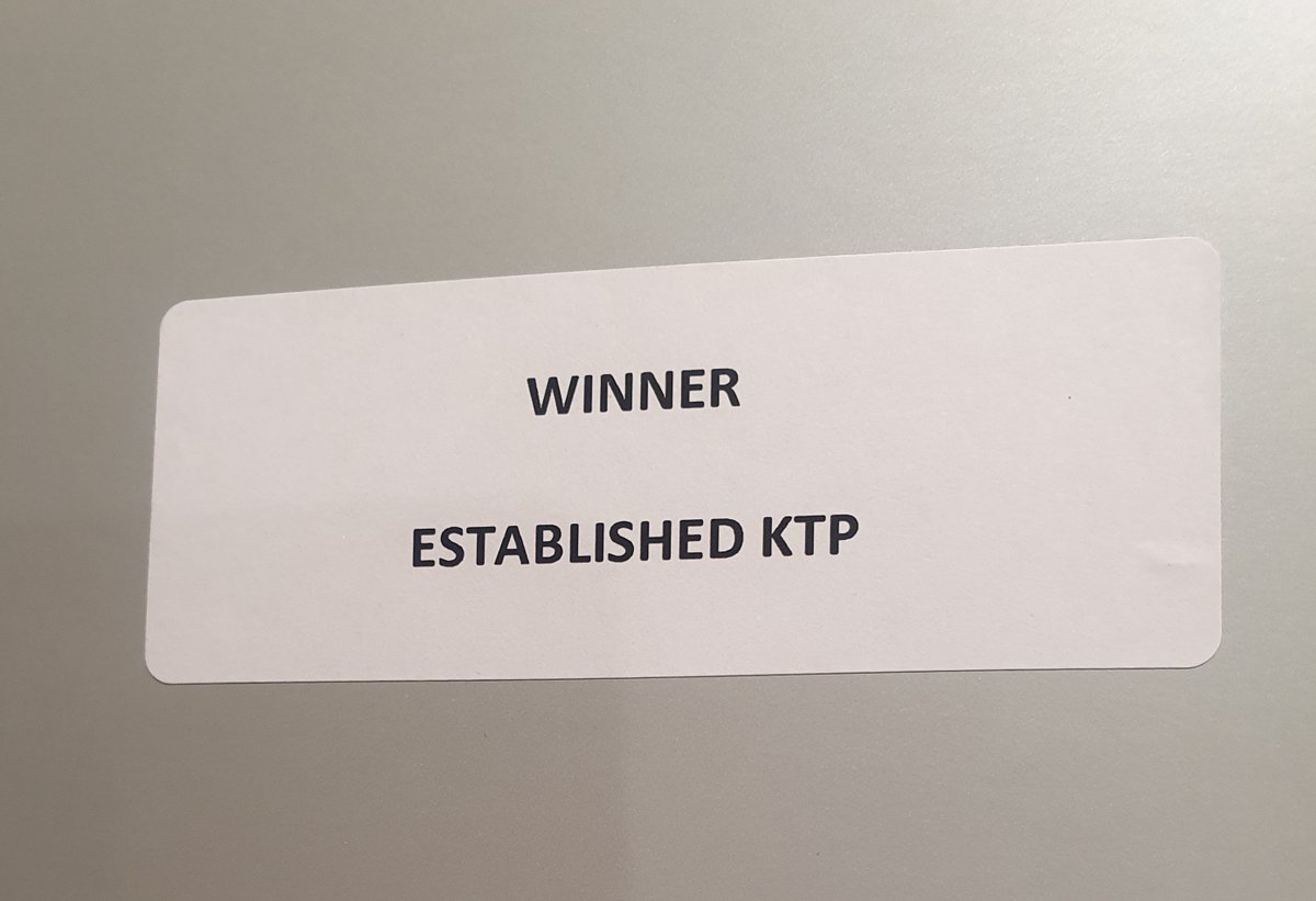 Cathedral Eye Clinic are pleased to announce that our Optometrist Project Manager, Rebecca Cairns won the Established Project Category at the KTP Showcase and Poster Competition.

Congratulations Rebecca!👏